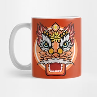 Funky Chinese Dragon Mug